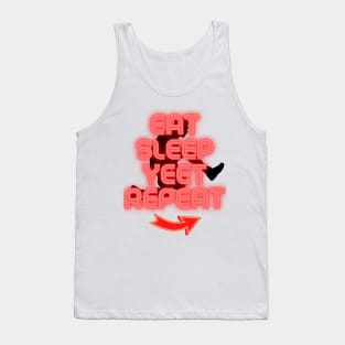 Eat Sleep Yeet Repeat - Yeet meme - Yeeting Tank Top